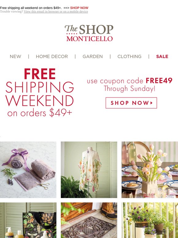 ❣️ FREE SHIPPING WEEKEND ❣️