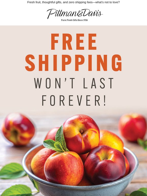 FREE Shipping On Everything is Happening Now!