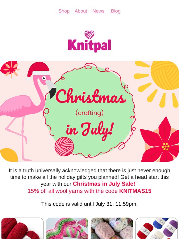Sleigh What? It's Christmas in July! 🎄