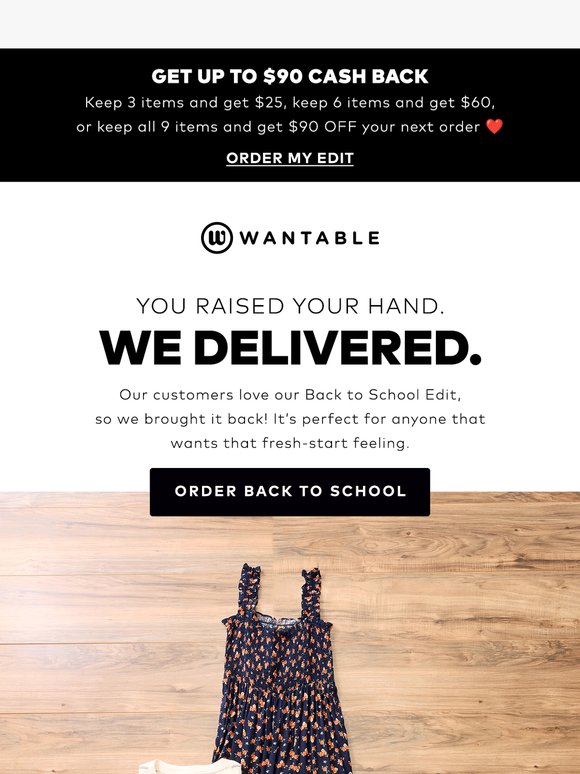 perfect time to try the Back to School Edit 🔖📚🎒