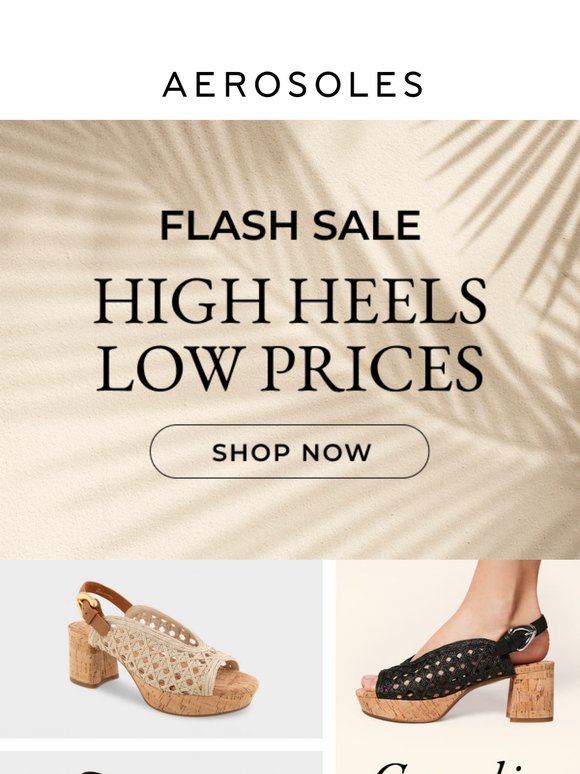 Flash Sale Special: Raffia Heels Made for Summer 🌴