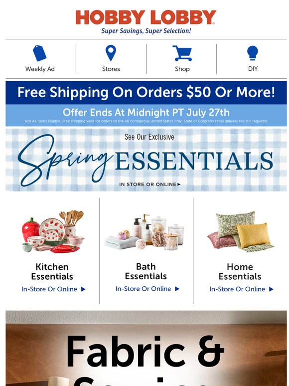 Your One-Stop Fabric Shop!