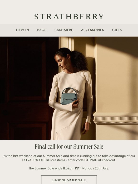SUMMER SALE: FINAL WEEKEND