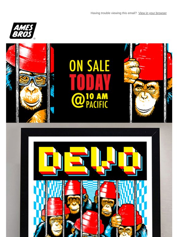 2025 DEVO Seattle Woodland Park Zoo Concert Posters