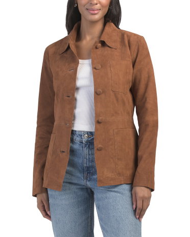Suede Blazer