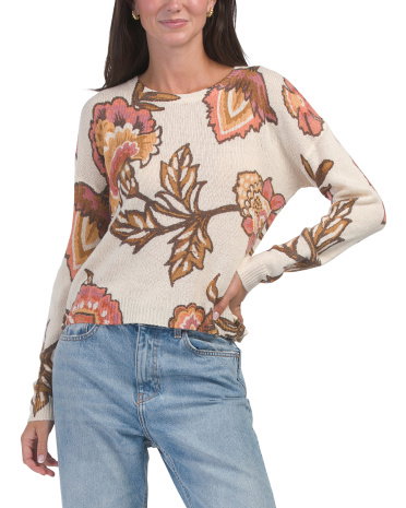Printed Cozy Sweater