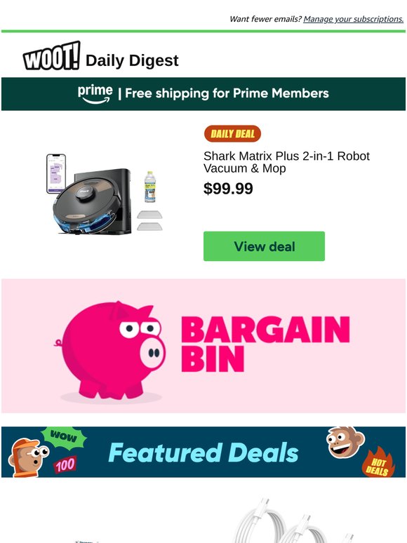 Daily Digest: Shark Matrix Plus 2-in-1 Robot Vacuum and Mop and more!