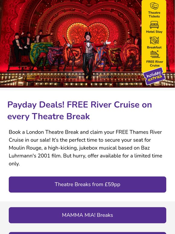 Come What May… You’ll love our exclusive sale 🎭
