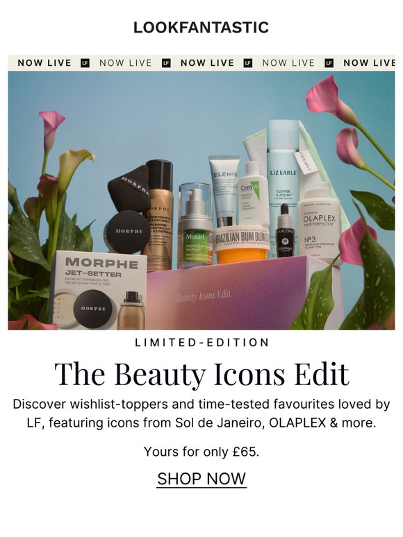 It's Back & Even More Iconic: The Beauty Icons Edit