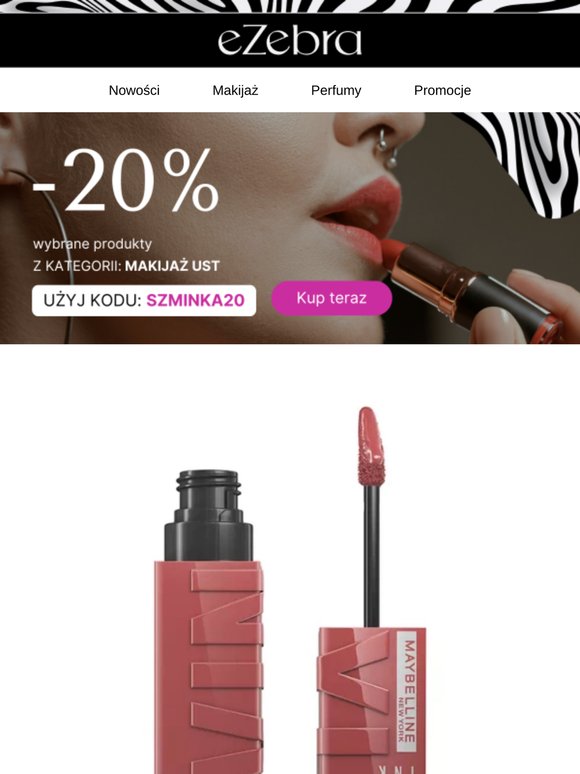 👄 -20% na wybrane produkty do ust! Przesyłamy Ci kod 📨
