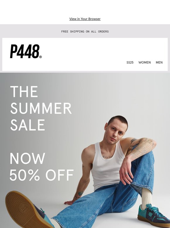 The Summer Sale: NOW 50% OFF