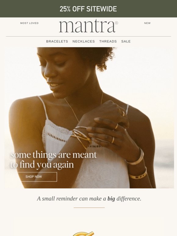 Beautiful. Meaningful. Powerful. and 25% OFF! 😍