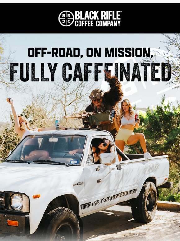 July Drop: Caffeine. Gear. Go.