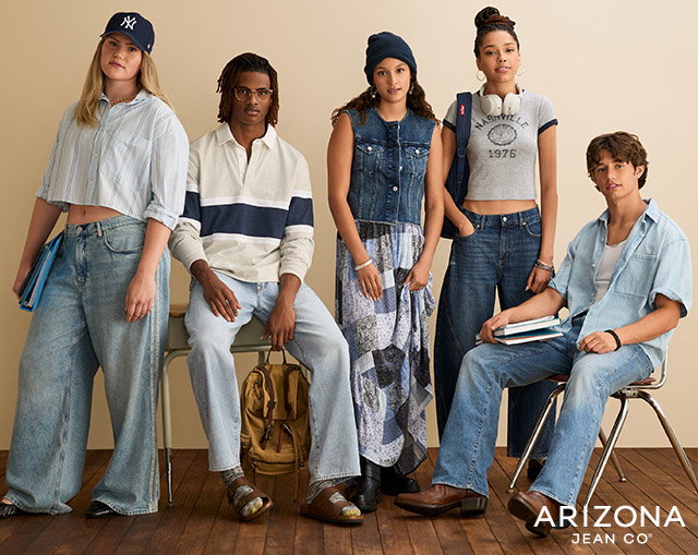 back-to-school deal | From $23.99 Juniors' Or Young Men's Arizona Denim, select styles | Coupon excluded.