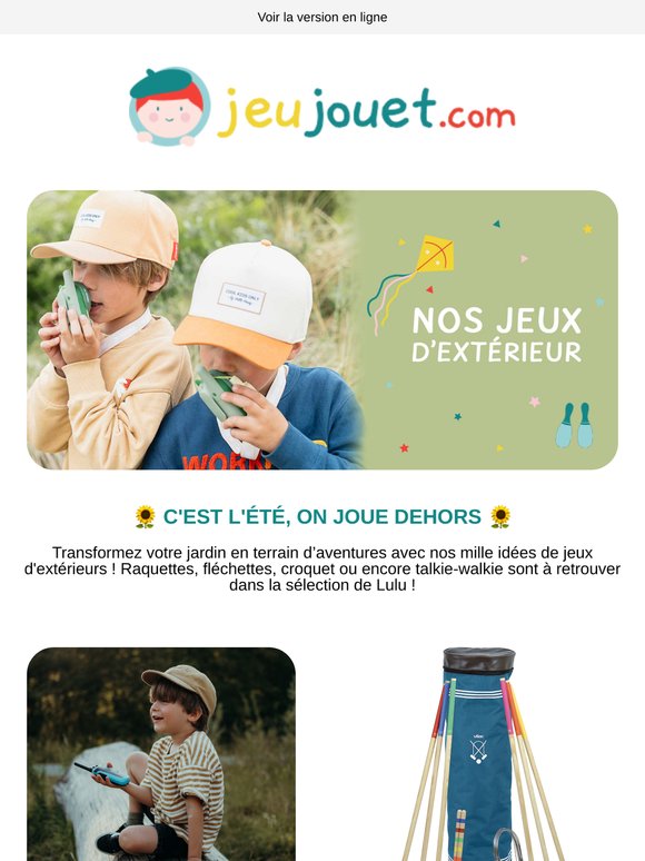 Viens découvrir nos jeux extérieurs !