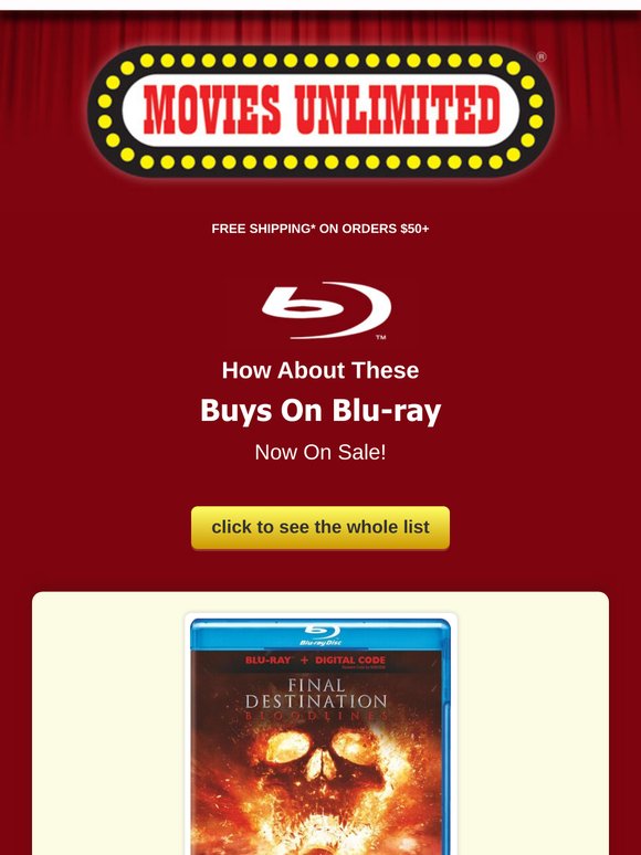 How 'bout These Buys on Blu-ray!