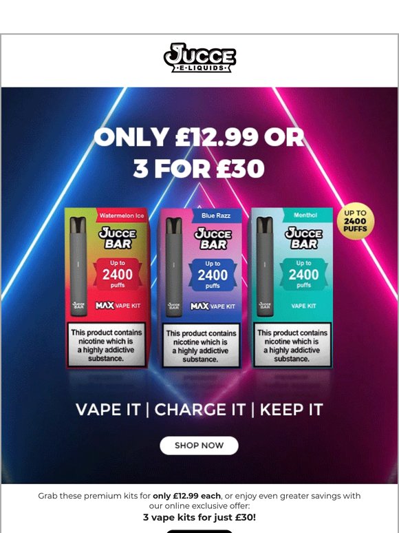 Amazing Deal: 3 Kits for £30! 💸