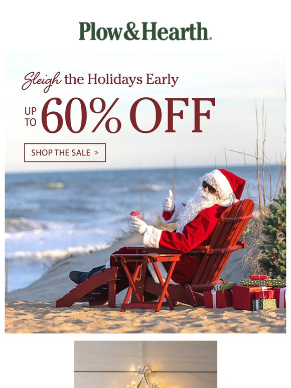 It's Christmas in July! Celebrate with Up To 60% Off