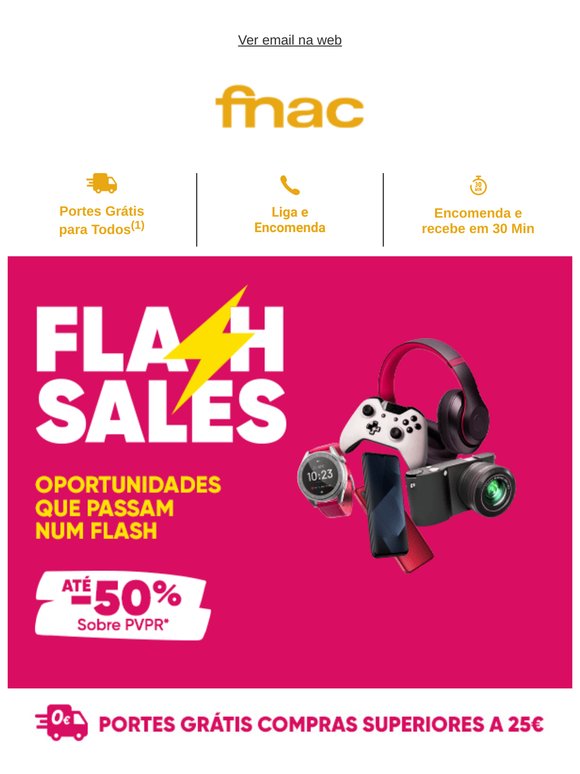 Até -50% nas Flash Sales⚡️