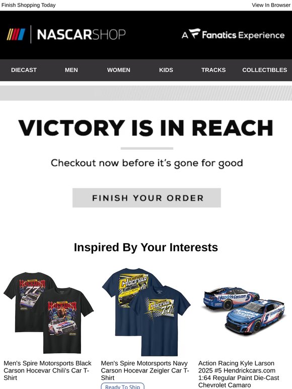Victory Lane Awaits.... Are You Clutch?