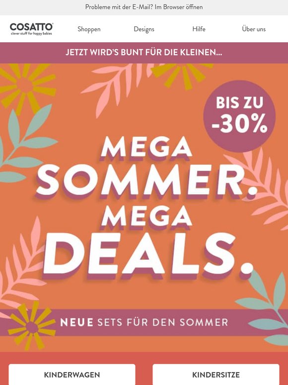 Ende des Monats = Mega-Deals!