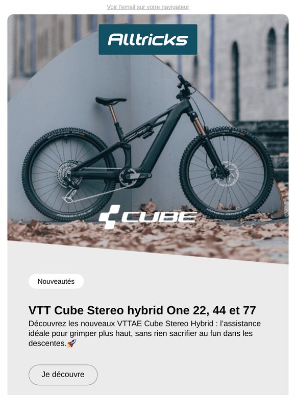 Cube Stereo hybrid : nouveaux modèles à découvrir !