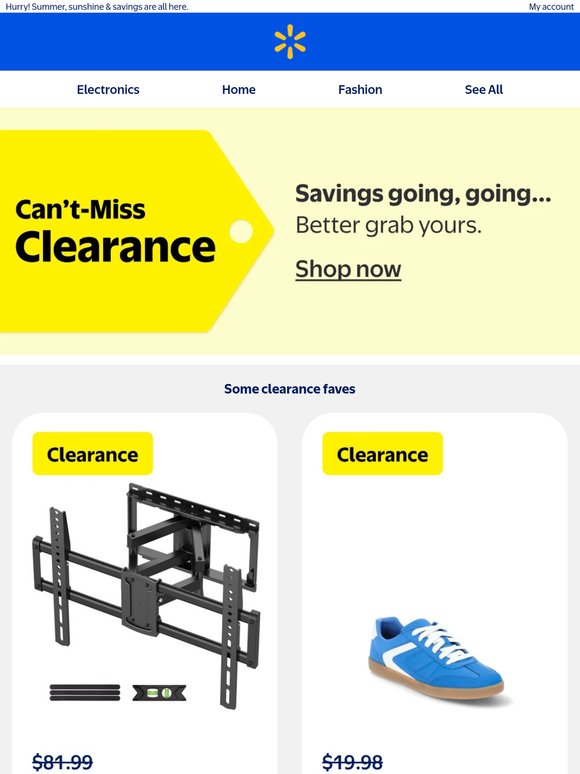 Clearance has entered the chat 💬
