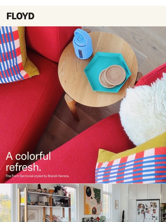 A colorful refresh