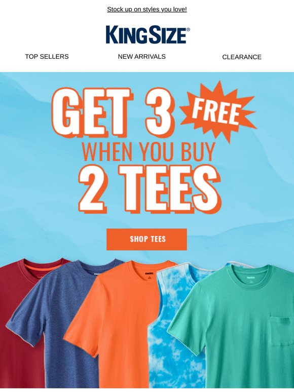 Friend, Your 3 FREE TEES Await