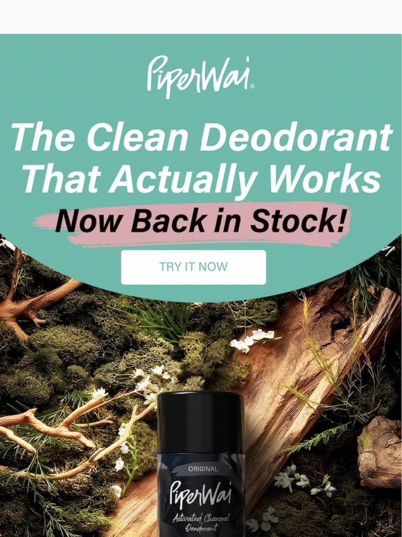 What if your natural deo actually worked?
