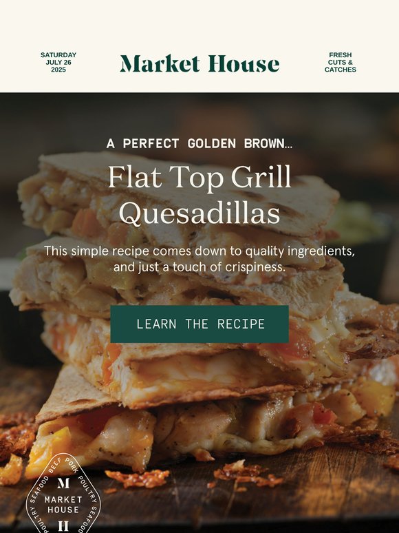 Backyard Ready: Flat Top Quesadillas Recipe