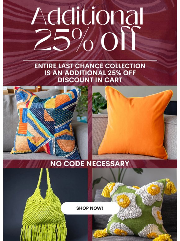 25% off this entire collection is still going!!