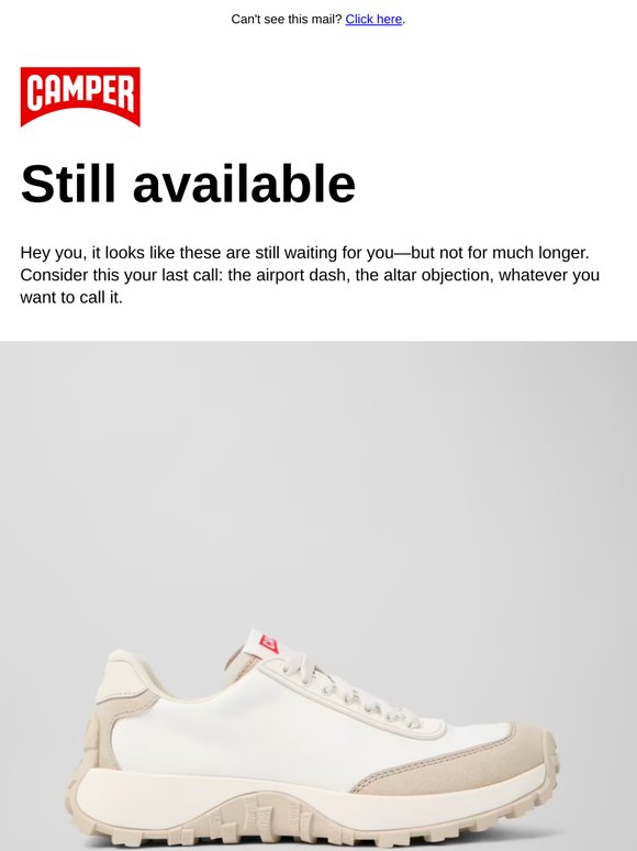 You left us on read...