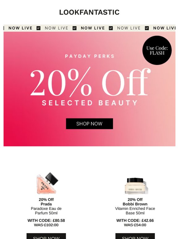 20% Off Payday Sale