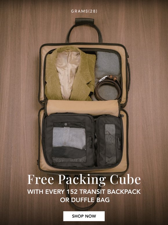 Free packing cube 📦