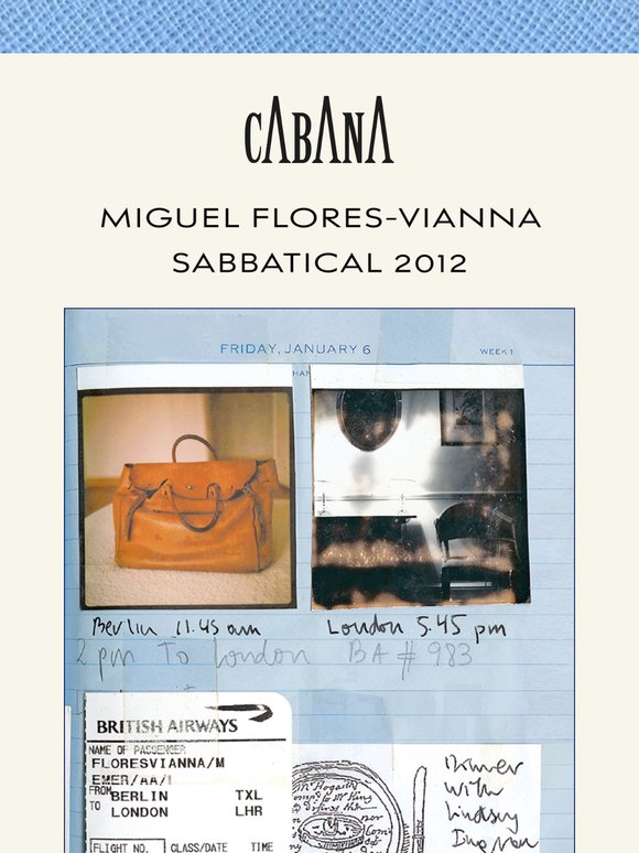 Explore the Art of Everyday Moments with Sabbatical 2012: A Journey to Reflect