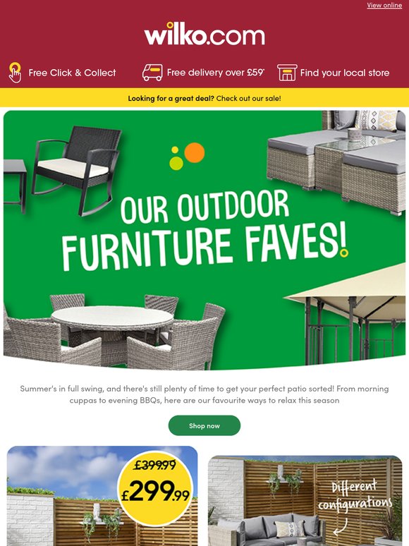 Your chance to SAVE on summer patio must-haves 🌞
