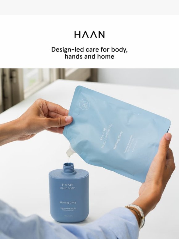 Design-led care for body, hands and home.