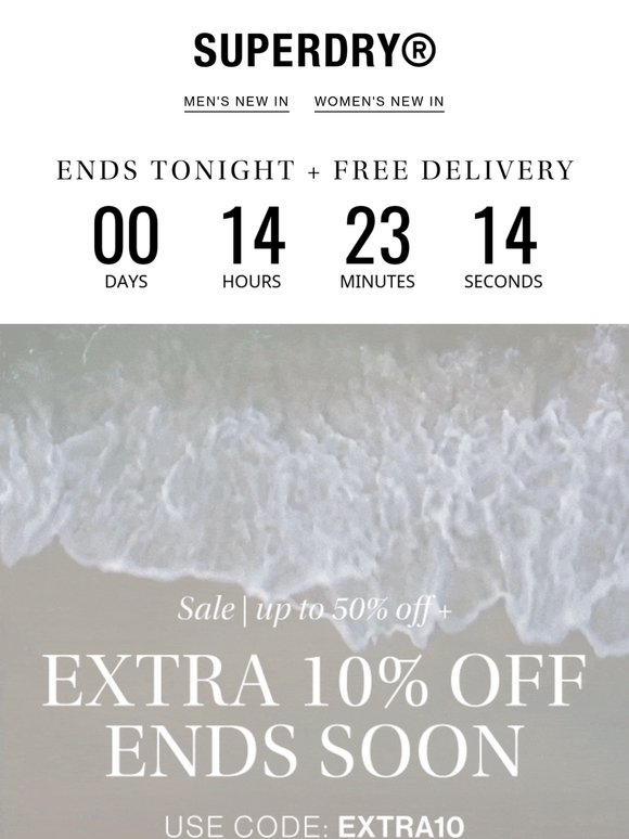 Ends Tonight | Summer Sale