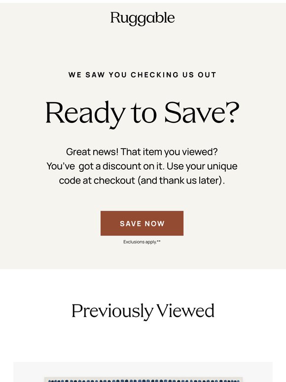 You’ve got exclusive savings