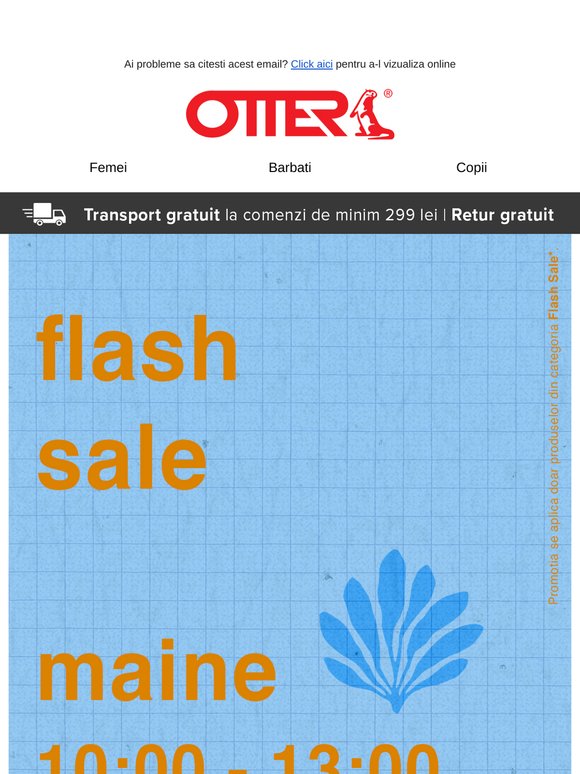 Flash Sale fulgerator – 3, 2, 1... GO❗