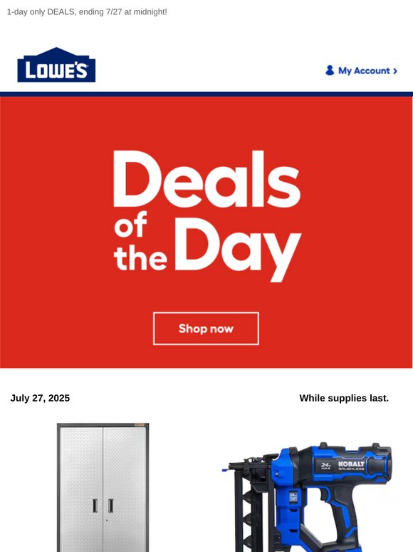 Time’s almost up! Shop these deals QUICK.