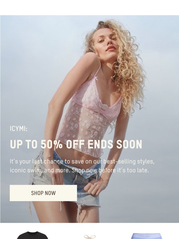 ENDS TONIGHT: UP TO 50% OFF