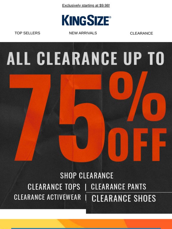 Hey Friend! Up to 75% Off Clearance