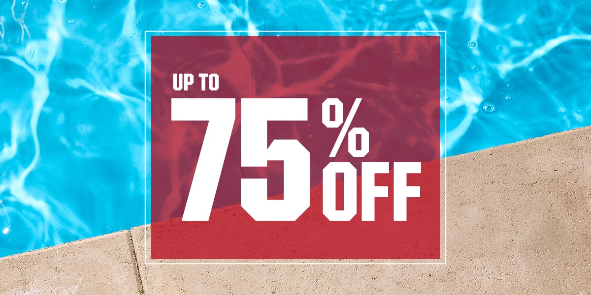  Up to 75% Off.