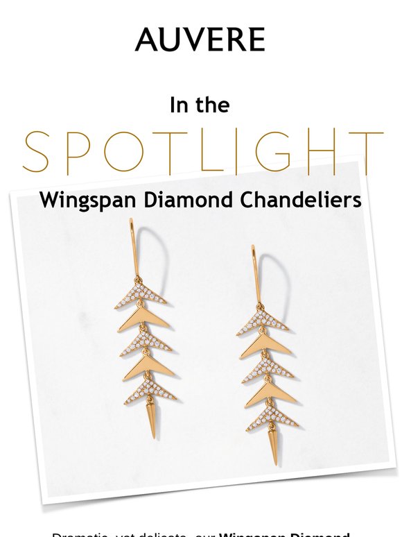 Introducing: Wingspan Diamond Chandelier Earrings