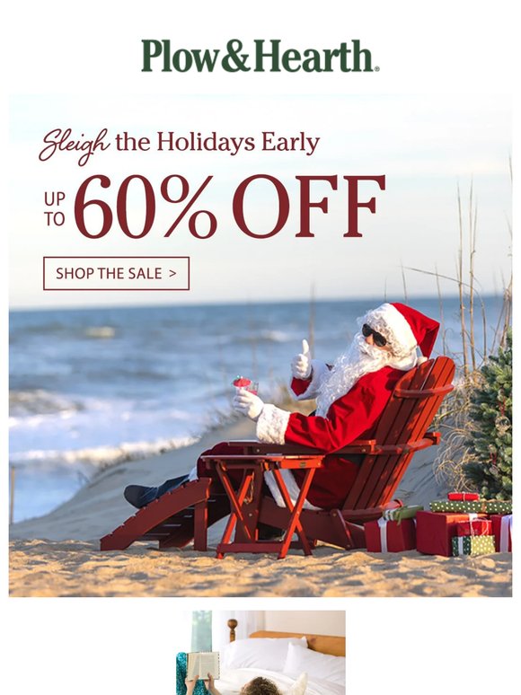 Why Wait for Christmas when You Get Up To 60% off Now 🎅