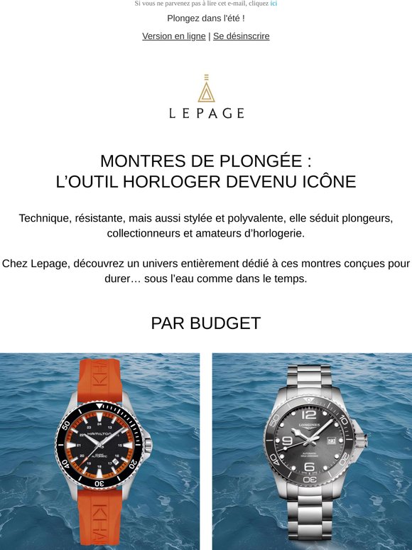Plongez dans l'été ⌚🌊