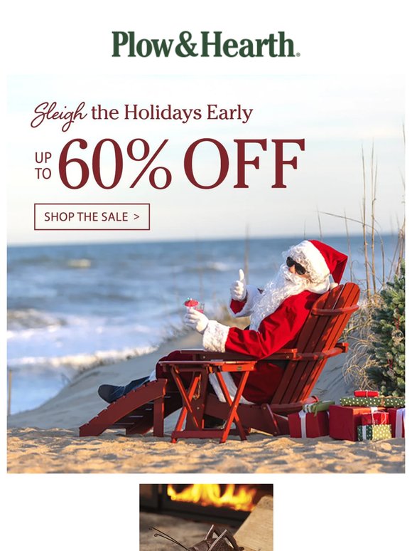 Begin the Countdown to Christmas with Up To 60% off.