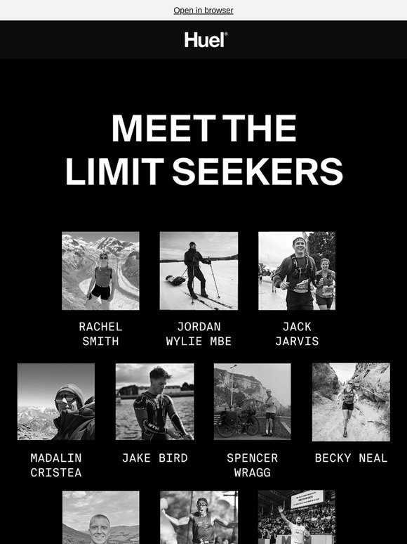 Meet the Huel Limit Seekers 🔥💪